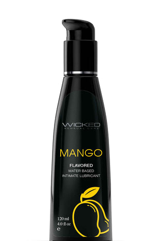 Aqua Mango Flavored Water Based Intimate Lubricant - 4 Fl. Oz. WS-90464