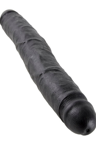 King Cock 12 Inch Slim Double Dildo - Black PD5516-23