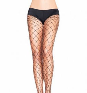 Fence Net Pantyhose - One Size - Black LA-9905BLK