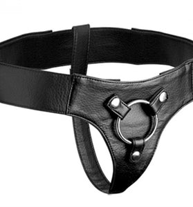 Domina Adjustable Wide Band Strap on Harness SU-AD917