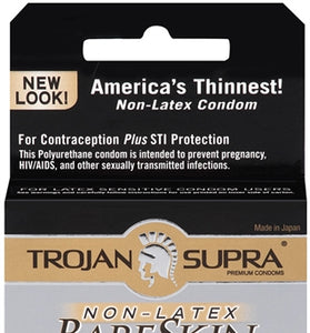 Trojan Supra Bareskin Polyurethane - 3 Pack TJ90220