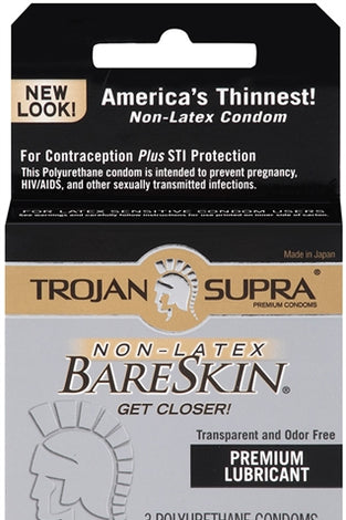 Trojan Supra Bareskin Polyurethane - 3 Pack TJ90220