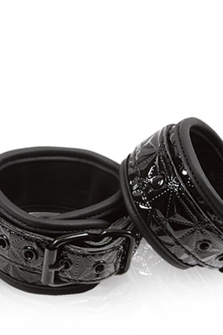 Sinful Ankle Cuffs - Black NSN1224-13