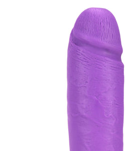 Neo - 10 Inch Dual Density Dildo - Neon Purple BL-34531