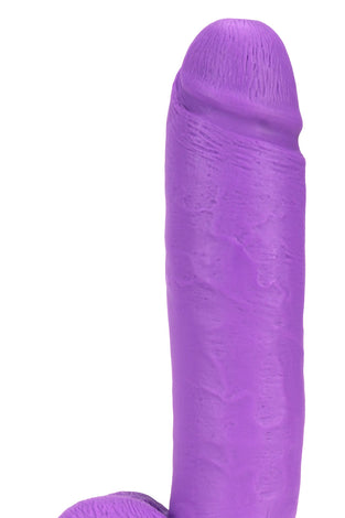 Neo - 10 Inch Dual Density Dildo - Neon Purple BL-34531