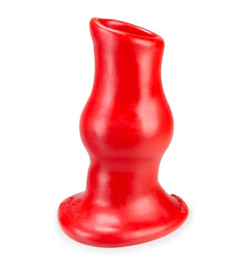 Pighole Deep-1 Fuckable Buttplug - Red OX-1339-1-RED