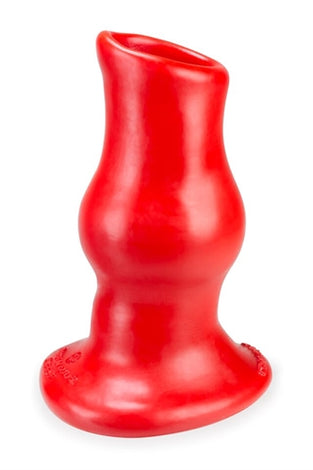 Pighole Deep-1 Fuckable Buttplug - Red OX-1339-1-RED