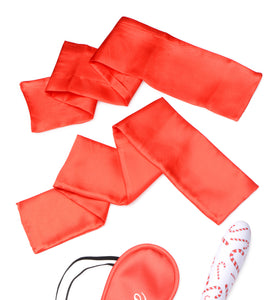 Bang - Naughty Holiday Kit - Wrist Ties XL Bullet  and Blindfold BNG-AG581