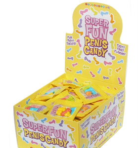 Super Fun Penis Candy - 100 Piece p.o.p Display - 3g Bags CP-692