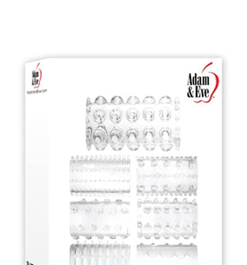 Adam and Eve Super Stretch Sleeves - Clear AE-RD-6987-2