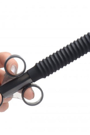 Ribbed Silicone Lubricant Launcher CS-AG117
