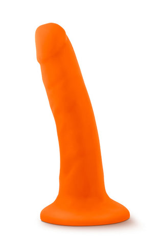 Neo - 5.5 Inch Dual Density Cock - Neon Orange BL-59519