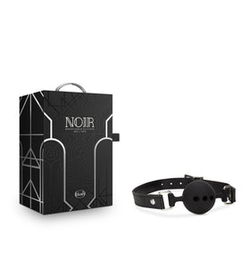 Noir - Breathable Silicone Ball Gag - Black BL-89105