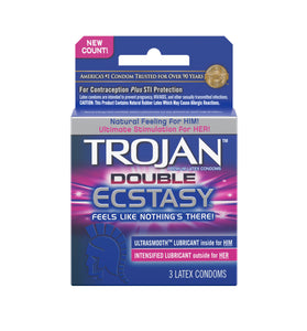 Trojan Double Ecstasy - 3 Pack TJ01961