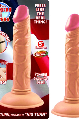 All American Mini Whoppers 5-Inch Straight Dong - Flesh NW2388-1