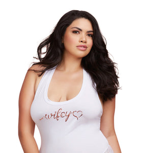 Bride Bodysuit - 3x - White DG-11501XWHT3X