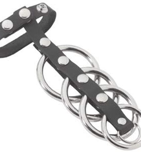 5 Ring Black Rubber Changeable Gates of Hell BSPL-05N-2