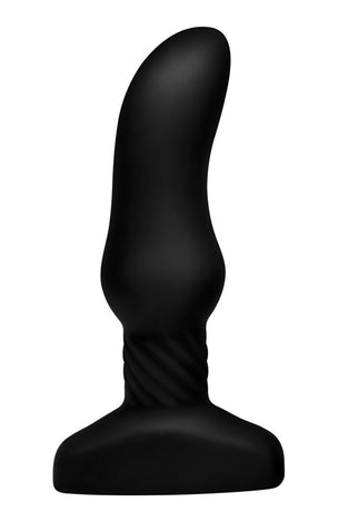 Slim M Curved Rimming Plug With Remote Control RM-AF934