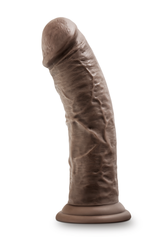 Dr. Skin Glide 8 Inch Self Lubricating Dildo -  - Chocolate BL-55816