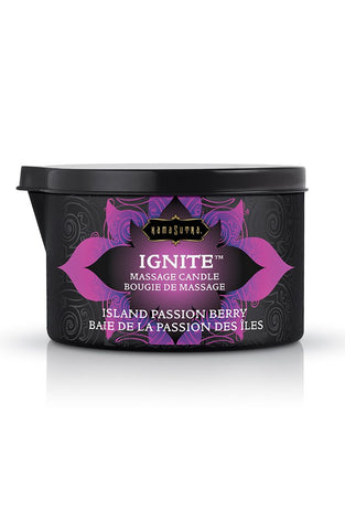 Ignite Massage Candle - Island Passion Berry - 6 Oz. KS10199