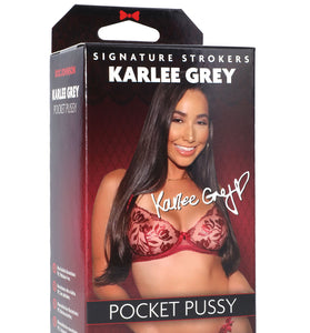 Signature Strokers - Karlee Grey - Ultraskyn - Pocket Pussy -Vanilla DJ5510-36-BX
