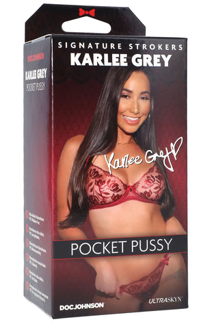 Signature Strokers - Karlee Grey - Ultraskyn - Pocket Pussy -Vanilla DJ5510-36-BX