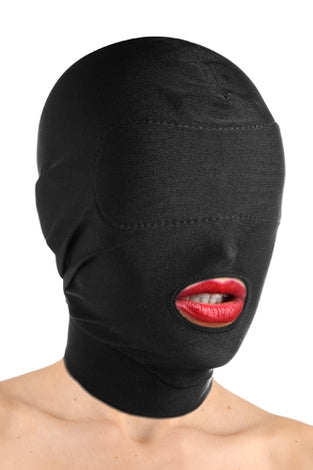 Spandex Hood With Padded Eyes and Open Mouth MS-AE167