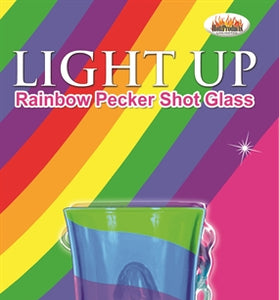 Light Up Rainbow Pecker Shot Glass HTP2969