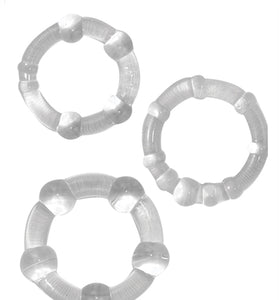 Ram Beaded Cockrings - Clear NW2485-1