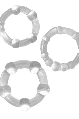 Ram Beaded Cockrings - Clear NW2485-1