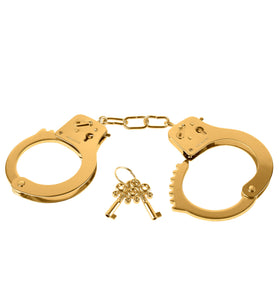 Fetish Fantasy Gold Metal Cuffs - Gold PD3987-27
