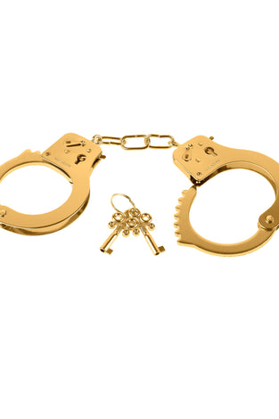 Fetish Fantasy Gold Metal Cuffs - Gold PD3987-27