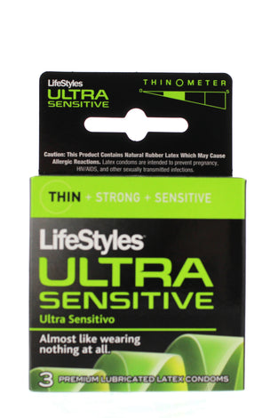 Lifestyles Ultra Sensitive - 3 Pack LS1703