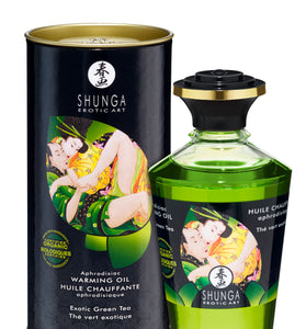 Aphrodisiac Organica Warming Oil - Exotic Green Tea SHU2311