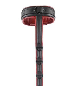 Saffron Neck and Wrist Restraint - Black/red SS48016