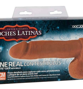 Noches Latinas Ultraskyn Pene Real Con Testiculos  - 6 Inch DJ5700-01
