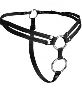 Unity Double Penetration Strap on  Harness SU-AD918