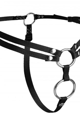 Unity Double Penetration Strap on  Harness SU-AD918