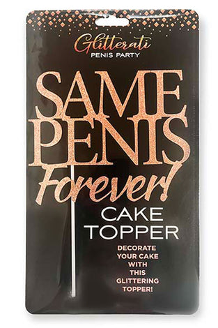 Glitterati Same Penis Cake Topper LG-CP1099