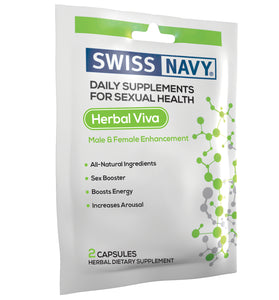 Swiss Navy Herbal Viva Him & Her Enhancement - 2 Ct MD-SNHV1