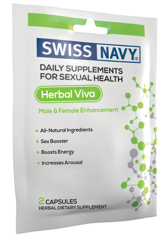 Swiss Navy Herbal Viva Him & Her Enhancement - 2 Ct MD-SNHV1