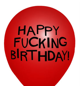 X-Rated Birthday Party Balloons 8 Count CP-533