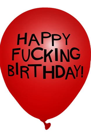 X-Rated Birthday Party Balloons 8 Count CP-533