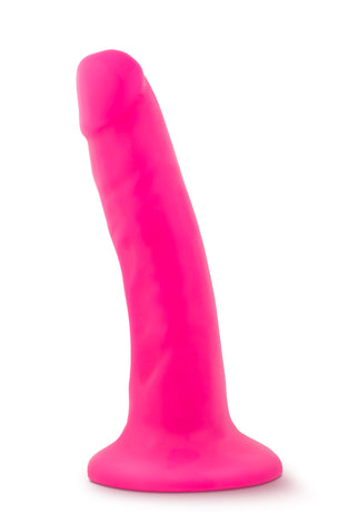 Neo - 5.5 Inch Dual Density Cock - Neon Pink BL-59500