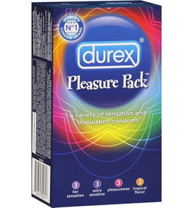 Durex Pleasure Pack - 12 Assorted Condoms PM30274