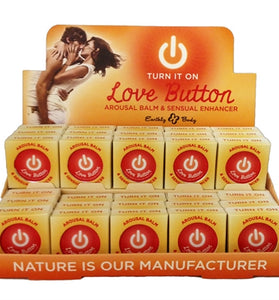 Love Button Arousal Balm - 30 Piece P.O.P. Display EB-HLB102D