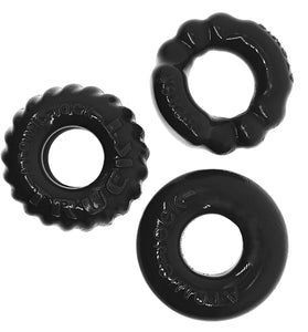 Bonemaker 3-Pack Boner Rings - Black OX-3061-BLK