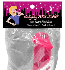 Hanging Penis Shooter With Pearl Necklace KG-NVE21