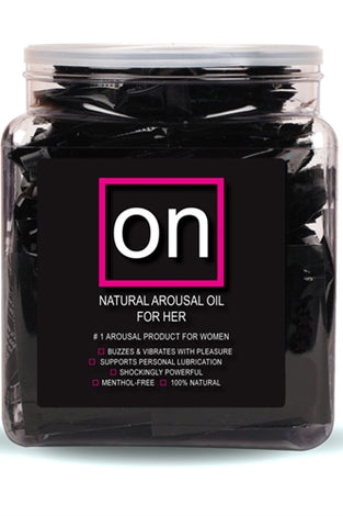 On Natural Arousal Oil - Original - 75 Piece Fishbowl - 0.3ml Ampoules SEN-VL184-75F