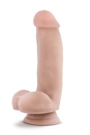 Dr. Skin Silicone - Dr. Samuel - 7 Inch Dildo  With Suction Cup - Vanilla BL-16733
